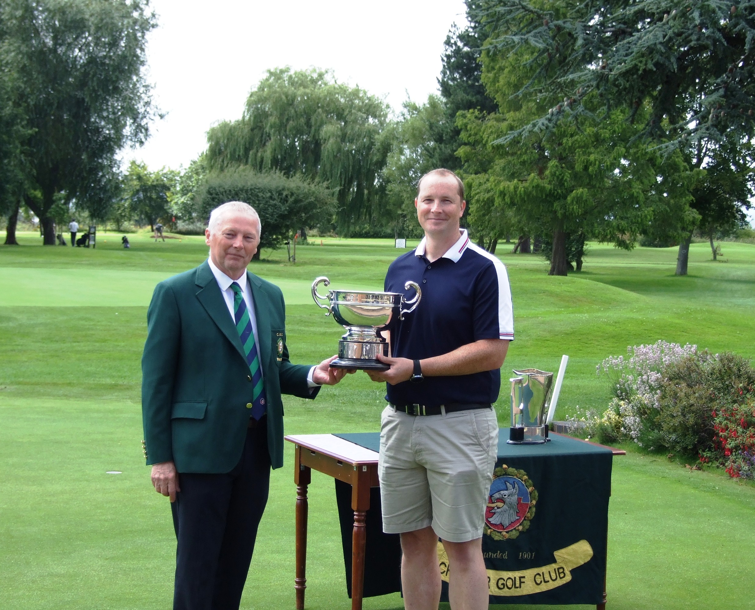 Dan Percy, Club Champion. Presented by the Captain